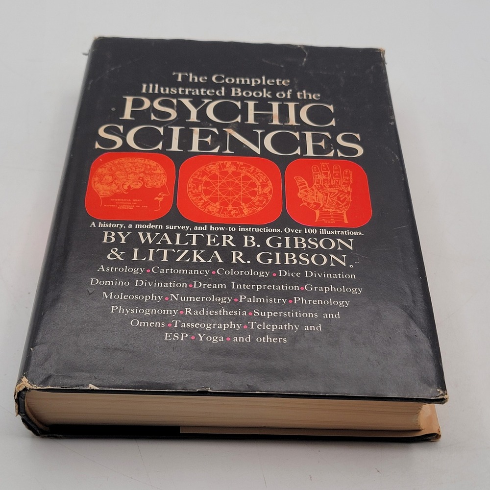 Walter B Gibson The Complete Illustrated Book of the Psychic Sciences HC 1966